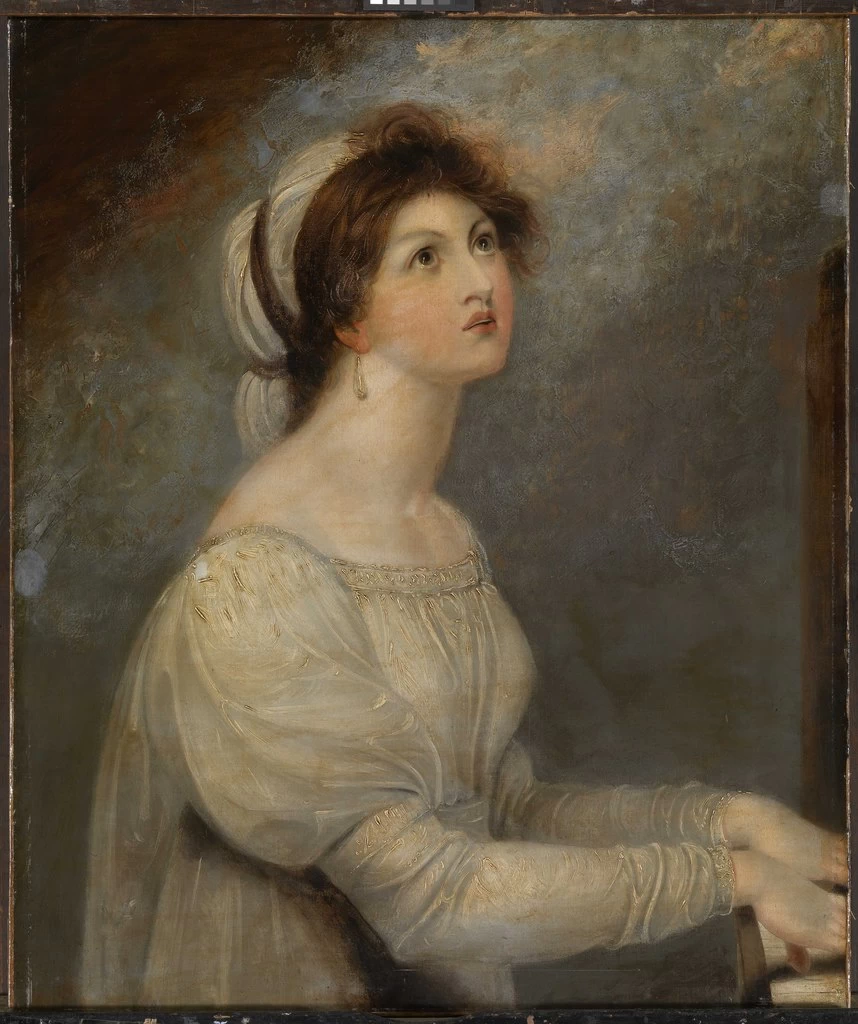 Lady Hamilton come Santa Cecilia - National Maritime Museum, Londra